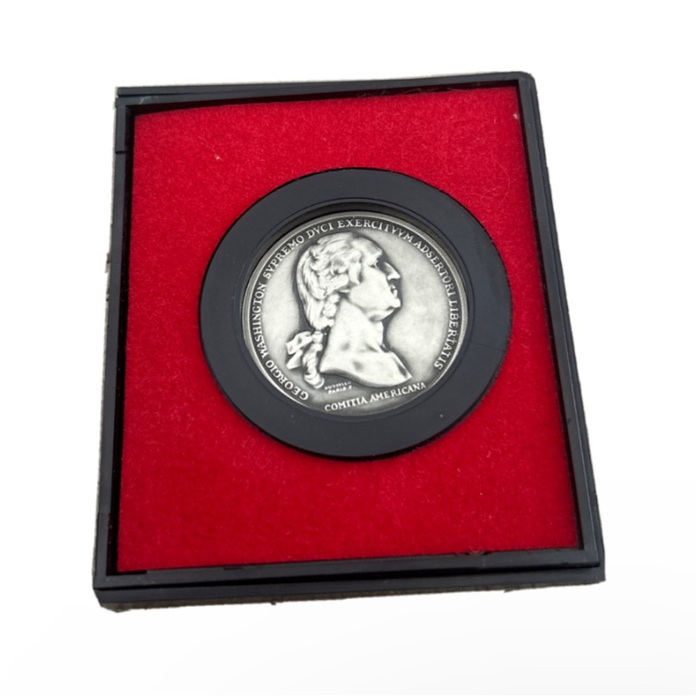 George Washington Supremo DVCI US Treasurer Pewter Medal Coin